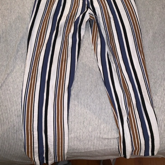 Stripped paperbag style pants - Picture 6 of 6